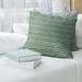 Brayden Studio® Stephenie Wavy Chevrons Throw Pillow Cover Polyester in Green | 14 H x 14 W in | Wayfair 009D067CEE6F465EAD43B18AE7A07A88
