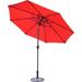 Winston Porter Garima 9' x 9' Market Umbrella Metal in Red | 91.5 H in | Wayfair 4005-RD-BN