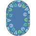 Blue 96 x 0.218 in Area Rug - Carpets for Kids KID Value Plus™ Area Rug Nylon | 96 W x 0.218 D in | Wayfair 96.99