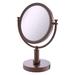 Charlton Home® Mooresville Vanity Top Modern & Contemporary Make-Up/Shaving Mirror Metal in Brown | 15 H x 8 W x 8 D in | Wayfair