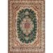 Green/Red 60 W in Indoor Area Rug - Alcott Hill® Cultrera Traditional Red/Beige/Green Area Rug Polyester/Wool | Wayfair