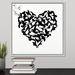 Ebern Designs 'Hearts in Flight IV' Graphic Art on Canvas Canvas | 17.7 H x 17.7 W x 1.75 D in | Wayfair 7A589C8673554186BC0BE4D890D976D0