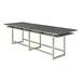 Safco Products Company Mirella Standing Rectangular Conference Table Wood in Gray | 42 H x 144 W x 47.25 D in | Wayfair MRH12SGY