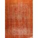 Orange/White 60 W in Indoor Area Rug - Bloomsbury Market Laveta Traditional Orange/Biege Area Rug Polyester/Wool | Wayfair