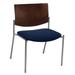 KFI Studios Evolve Evolve Guest Chair 400lb Capacity Vinyl/Wood/Metal in Gray/Blue/Brown | 33 H x 23 W x 21.5 D in | Wayfair WD1310SL-SP20-2310