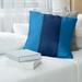 East Urban Home La Power Football Throw Pillow Polyester/Polyfill in Blue/Navy | 18 H x 18 W x 3 D in | Wayfair 13F8A2AC65B64DB4AF479EAEACCE1380