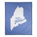 East Urban Home Aurora Illinois Fleece Blanket Microfiber/Fleece/Microfiber/Fleece in Blue | 60 W in | Wayfair B6B61C125231482FB31EC15D6A7CBB64
