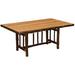 Loon Peak® Cleary Rectangle Solid Wood Dining Table Wood in Yellow | 42 H x 48 W x 48 D in | Wayfair CE16DBB6601D4A06BC3EE9421C752DA7