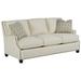 Fairfield Chair Dexter 73" Recessed Arm Sofa, Wood in Gray/Brown | 36.5 H x 73 W x 39 D in | Wayfair 2772-50_3152 65_Walnut