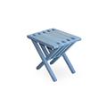 Union Rustic Danwood Wooden Outdoor Side Table Wood in Blue | 17 H x 19 W x 15 D in | Wayfair XQET36YPSB