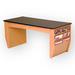 Symple Stuff Geis Coffee Table Wood in Brown | 21 H x 46.5 W x 20.75 D in | Wayfair DM2-BGLO