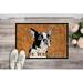 Tucker Murphy Pet™ Boston Terrier Non-Slip Indoor Door Mat Synthetics | Rectangle 1'6" x 2' 3" | Wayfair SC9140MAT