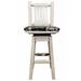Loon Peak® Homestead Collection Bar Stool Wood/Upholstered in Brown | 38 H x 19 W x 18 D in | Wayfair 2FBA57E070D84C53B917362C7F5A38E9
