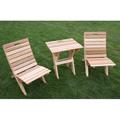 August Grove® Tillison Cedar 3 Piece Seating Group Set Synthetic Wicker/Wood/All - Weather Wicker/Wicker/Rattan in Brown | Outdoor Furniture | Wayfair