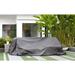 Symple Stuff Water Resistant Heavy Duty Breathable Lined Patio Sofa Cover in Black | 35 H x 95 W x 95 D in | Wayfair COVER_DINING_SQUARE