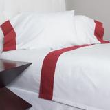 Wildon Home® Bittle Cotton Blend Percale Sheet Set Cotton in Red | 100 H x 68 W in | Wayfair 1FBA8752F2C541FCB89F37B2B2DC66B0