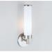 Orren Ellis Hesperange 1-Light Round Single Wall Sconce Glass/Metal in Gray | 15 H x 5 W x 4 D in | Wayfair D3E6A3794F1F49A1AC65782A4246A79F
