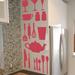 Symple Stuff Kitchen Stuff Wall Decal Vinyl in Red/Gray | 37 H x 29 W in | Wayfair B228D080424D47A0962229C95CABBFBA