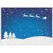 Blue 24 x 0.35 in Indoor Area Rug - East Urban Home Christmas Area Rug Polyester/Cotton | 24 W x 0.35 D in | Wayfair