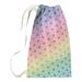 East Urban Home Mcguigan Hexagons & Triangles Laundry Bag Fabric in Pink/Green/Gray | 29 H in | Wayfair B0EB4B7BD3FA4764B4ECB21C438A677E