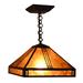 Millwood Pines Pocola 1-Light Single Dome Pendant, Crystal in Green/Brown | 12 H x 18.13 W x 12 D in | Wayfair 7FB55489075B4132B55516199FAEC197
