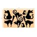 The Holiday Aisle® Halloween Scary Cat Party Wall Decal Vinyl, Stainless Steel in Black | 18 H x 17 W in | Wayfair 117077C035AB4B979FF6B05406A5EAFC