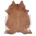 Brown 72 x 0.25 in Area Rug - Loon Peak® Natural Hair Handmade Cowhide Caramel Area Rug Cowhide | 72 W x 0.25 D in | Wayfair