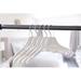 Rebrilliant Bloomdale Acrylic Hanger for Dress/Shirt/Sweater Plastic in White | 6 H x 17 W in | Wayfair REBR4776 43581839