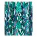 East Urban Home Frosty Bouquet Turquoise Soft Sherpa Blanket Microfiber/Fleece/Microfiber/Fleece | 68 W in | Wayfair