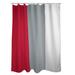 East Urban Home Atlanta Throwback Single Shower Curtain Polyester in Red/Gray/Brown | 74 H x 71 W in | Wayfair AF303D0BBBEB4055865E54AC28B14921