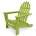 Ivy Terrace Classics Folding Adirondack in Green | 35.75 H x 29 W x 35.75 D in | Wayfair IVAD5030LI