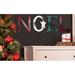 Three Posts™ Noel Decorative Accent Plastic/Metal in Red/Green/White | 7 H x 23 W x 0.25 D in | Wayfair 634878B19F4A47D6AD3B9EFF4A56196E