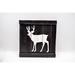 Gracie Oaks Reindeer Vintage Fir Wood Sign Wall Décor in Black/Brown/White | 16 H x 16 W in | Wayfair 35FEED4B0FFF4487897092593AE63807