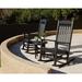 Ivy Terrace Classics 3-Piece Rocker Seating Set Plastic in Brown | Outdoor Furniture | Wayfair IVS112-1-MA