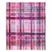 East Urban Home Plaid Pink Purple Pastel Soft Sherpa Blanket Microfiber/Fleece/Microfiber/Fleece | 68 W in | Wayfair