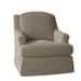 Armchair - Fairfield Chair Milan 35.5" Wide Armchair Polyester in White/Brown | 39.5 H x 35.5 W x 41 D in | Wayfair 1413-31_3152 72