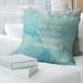 East Urban Home Faux Gemstone Try To Be A Rainbow Quote Pillow Cover Leather/Suede | 18 H x 18 W x 0.5 D in | Wayfair