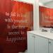 East Urban Home Faux Gemstone Loving Yourself Quote Shower Curtain Set Polyester in Red/Orange/Brown | 74 H x 71 W in | Wayfair