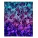 East Urban Home Floral Color V Soft Sherpa Blanket Microfiber/Fleece/Microfiber/Fleece | 68 W in | Wayfair 62F35EA86D174E3488A4BEF40CDA3484