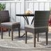 Lark Manor™ Anishia Patio Dining Side Chair w/ Cushion Metal | 36 H x 19 W x 18 D in | Wayfair F029A07B9CCF44AB9AA0A52B8808BEB9