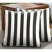 Breakwater Bay Bumgarner Indoor/Outdoor Striped Throw Pillow Polyester/Polyfill blend | 18 H x 18 W x 6 D in | Wayfair