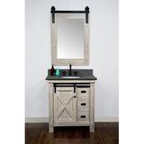 Gracie Oaks Blacfore 31" Single Bathroom Vanity Granite in Brown | 35 H x 31 W x 22 D in | Wayfair 6B24723D603A423A90C8CBC9481487E0