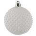 Etta Avenue™ Durian Glitter Ball Ornament Plastic in White | 2.75 H x 2.75 W x 2.75 D in | Wayfair 0BDAA26AC51A46988EED7A301DDEFA41