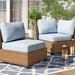 Latitude Run® Larrissa High Back Outdoor Cushion Acrylic in Gray | 6 H x 28 W in | Wayfair CUSHIONS-BARBADOS-09b-SPA