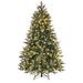 The Holiday Aisle® Norway Green Spruce Artificial Christmas Tree w/ 276 Colored & Clear Lights Metal | 53 H x 40 W in | Wayfair