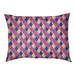 Tucker Murphy Pet™ Byrge Pastel Retro Diamonds Designer Pillow Fleece, Polyester in Green | 14 H x 32.5 W x 42.5 D in | Wayfair