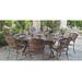 Woodard Casa Oval 8 - Person 98.5" Long Outdoor Dining Set Metal in Gray | Wayfair Composite_60AB8A58-5B5B-4787-AFDD-30569BD9D9AC_1559066485