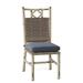 Woodard River Run Patio Dining Side Chair w/ Cushion Wicker/Rattan in Brown/Gray | 42 H x 20 W x 25 D in | Wayfair S545511-53N