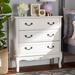 August Grove® Hardcastle 3 Drawer Dresser Wood in Brown/White | 31.5 H x 31.5 W x 13.78 D in | Wayfair 6BD66C4FA68549D49B47C1CEE507944C