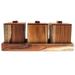 Union Rustic 3 Piece Treasure Teakwood Decorative Box Set Wood in Brown | 4.5 H x 3.5 W x 3.5 D in | Wayfair 185AF3FB71764AA3B0FD0B50B66F8F4D